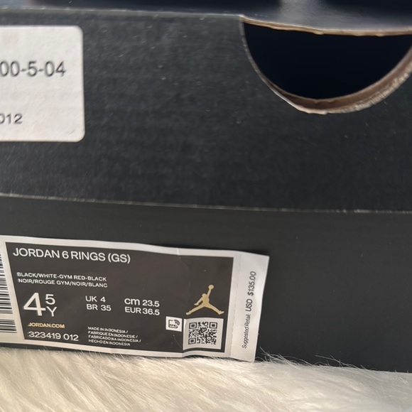 Jordan 6 Rings (GS) - Picture 6 of 9